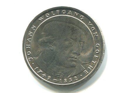 NĚMECKO. 5 Mark 1982/D. Johann Wolfgang v. Goethe.