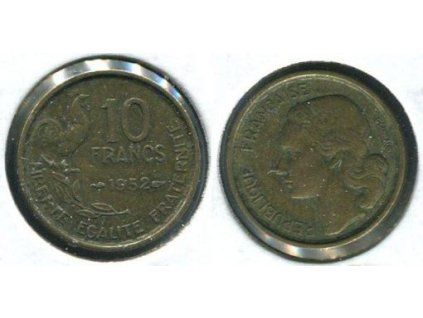 FRANCIE. 10 francs 1952.