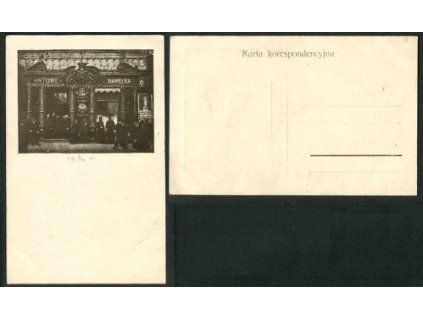 WIEN. Kavárna Antonín Hawelka. 1911.