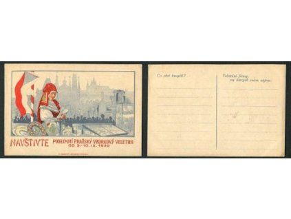 Navštivte podzimní Pražský vzorkový veledrh. 1922.