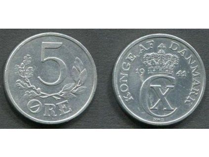 DÁNSKO. 5 öre 1941. KM-834