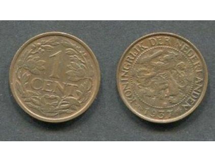 NIZOZEMÍ. 1 cent 1937. KM-152