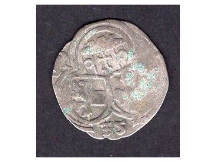 SALZBURG. 1519-1540 Mathäus Lang v. Wellenburg. 2 Pfennig 1535. Ag.