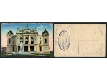 MORAVSKÁ OSTRAVA / Mährisch Ostrau. Stadttheater. 1917.