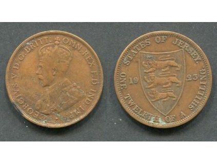JERSEY. 1/12 shilling 1923.
