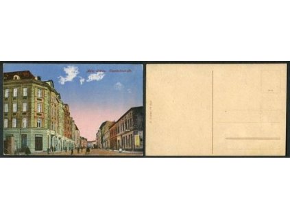 MORAVSKÁ OSTRAVA / Mährisch Ostrau. Eisenbahnstraße.