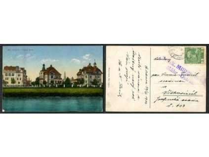 MORAVSKÁ OSTRAVA. Vilová čtvrť. 1914.