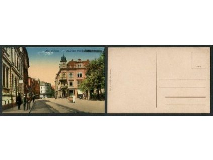 MORAVSKÁ OSTRAVA. Nádražní třída.