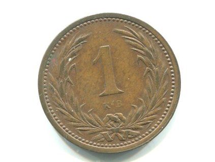 František Josef I. 1 fillér 1902/KB