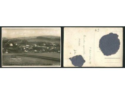 TICHÁ u Frenštátu pod Radhoštěm. 1933. Foto: Lochman.
