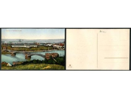 Coblenz m. Eisenbahnbrücke.
