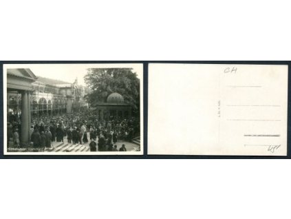 MARIÁNSKÉ LÁZNĚ / Marienbad. Konzert beim Kreuzbrunnen. 1929