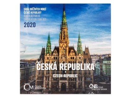 ČESKO. Sada oběžných mincí 2020. Česká republika. b.k.