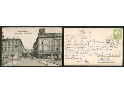 Targu Mures / Marosvásárhely. Föteri r0szlet a Bolyai-utcával. 1916.