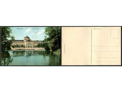 Wiesbaden. Kurhaus von der Parkseite.