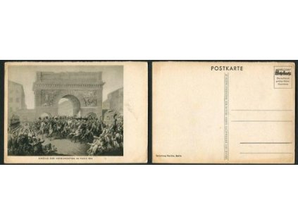 Einzug der Verbbünteten in Paris 1814.