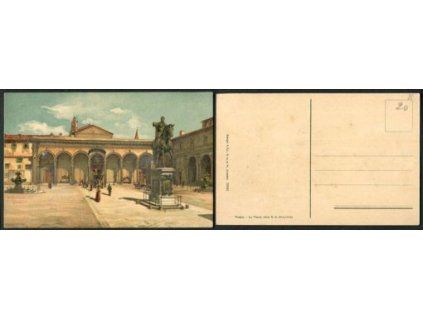 Firenze - La Piazza della S. S. Annunziata. Stengel Nr. 19943