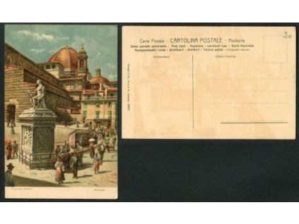 Firenze - Piazza St. Lorenzo. Stengel Nr. 19979
