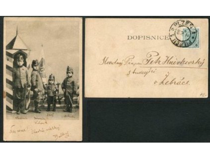 Malí vojáci. 1900.