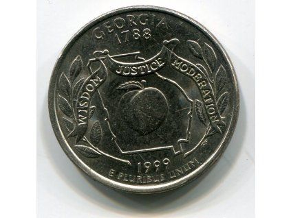USA. 1/4 dollar 1999/P. Georgia.