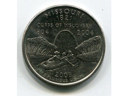 USA. 1/4 dollar 2003/P. Missouri.