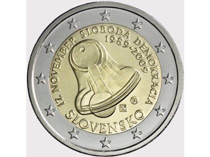 SLOVENSKO. 2 euro 2009. 17. november.