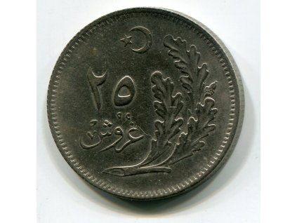TURECKO. 25 kurus 1341. KM-833