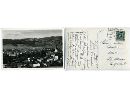 VSETÍN. Celkový pohled. 1939.