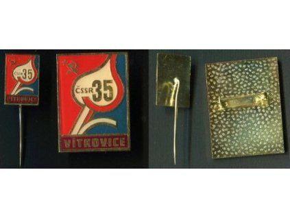 OSTRAVA - Vítkovice. 35. výročí osvobození. 1980.