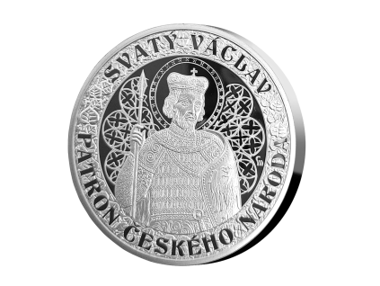svaty vaclav patron ceskeho naroda stribrna pametni medaile 20 g proof 1