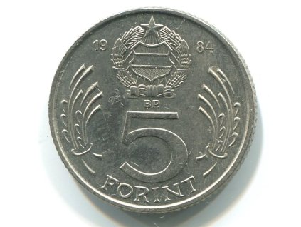 MAĎARSKO. 5 forint 1984.