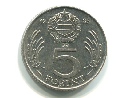 MAĎARSKO. 5 forint 1985.
