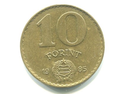 MAĎARSKO. 10 forint 1985.