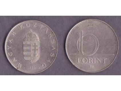 MAĎARSKO. 10 forint 1993.