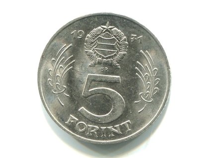 MAĎARSKO. 5 forint 1971.