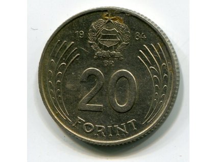 MAĎARSKO. 20 forint 1984.
