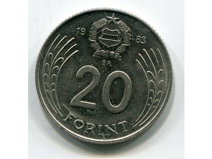 MAĎARSKO. 20 forint 1983.