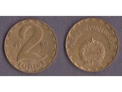 MAĎARSKO. 2 forint 1983.
