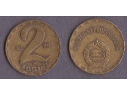 MAĎARSKO. 2 forint 1976.