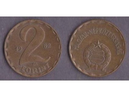 MAĎARSKO. 2 forint 1982.