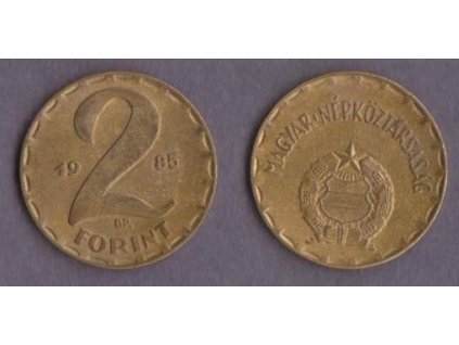 MAĎARSKO. 2 forint 1985.