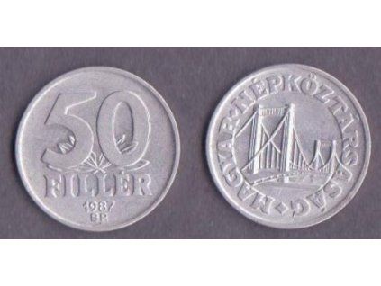 MAĎARSKO. 50 fillér 1987.