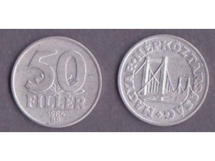 MAĎARSKO. 50 fillér 1984.