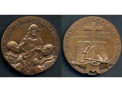 Medaile na 40. výročí encykliky Rerum novarum. 1891 - 1931.