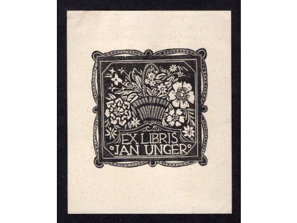 Hodek, J.: Ex libris Jan Unger.