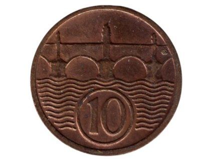 ČESKOSLOVENSKO. 10 haléřů 1934.