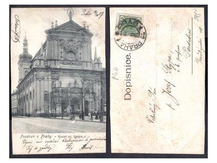Praha. Kostel sv. Ignáce. 1907.