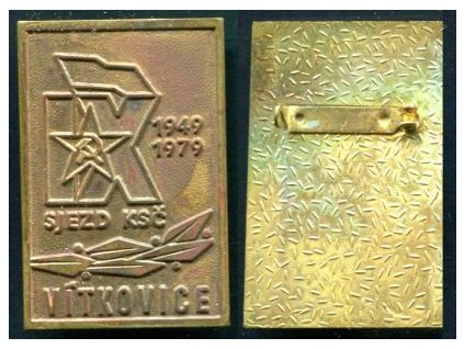 VÍTKOVICE. IX sjezd KSČ 1949 - 1979.