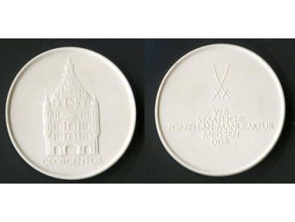 MEISSEN. Georgentor. VEB Staatliche Porzellan-Manufaktur Meissen DDR.