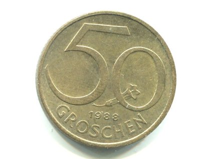 RAKOUSKO. 50 Groschen 1988.